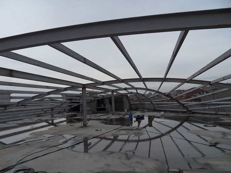 DNG Çelik Güneşli İş Merkezi Çelik Çatısı